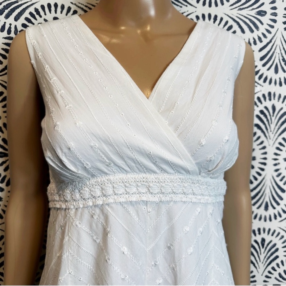 Rabbit Rabbit Rabbit Ivory White Beachy Boho Cotton Dress